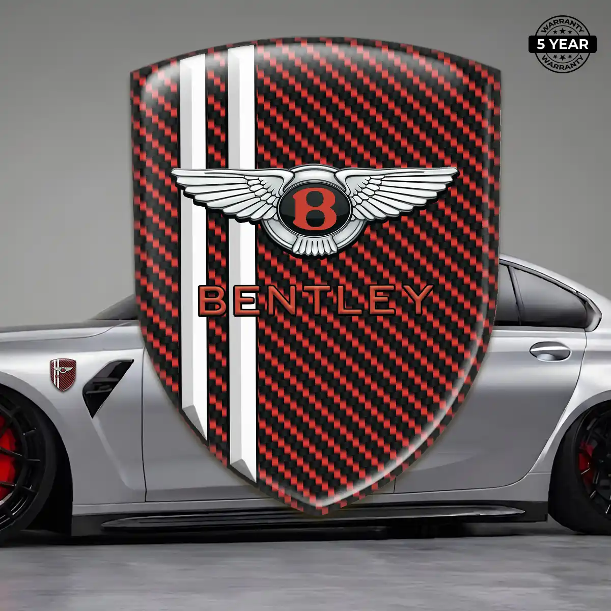 Bentley Polyurethane Domed Sticker Resin Elite
