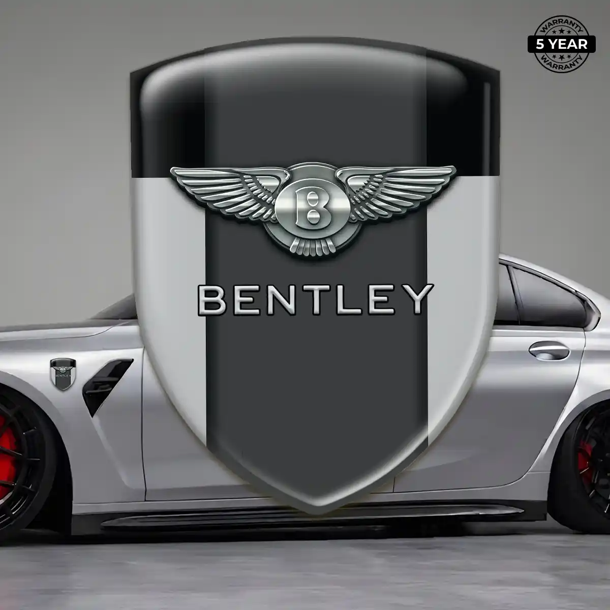 Bentley Polyurethane Domed Sticker Resin Luxe