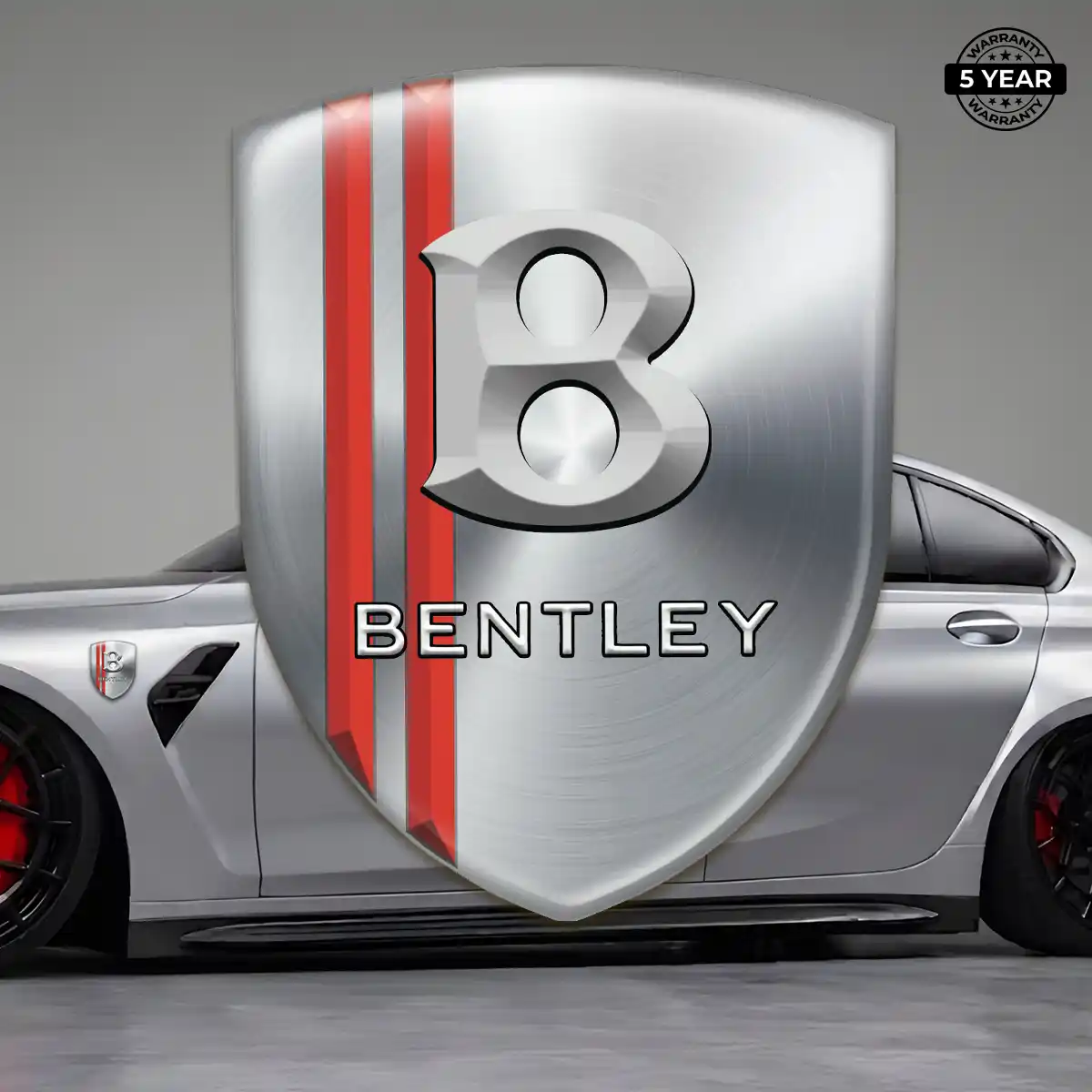 Bentley Polyurethane Domed Sticker Sport Tuning