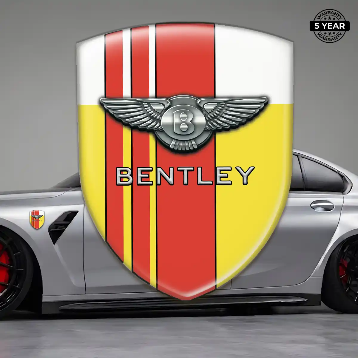 Bentley Polyurethane Domed Sticker Street Tuning