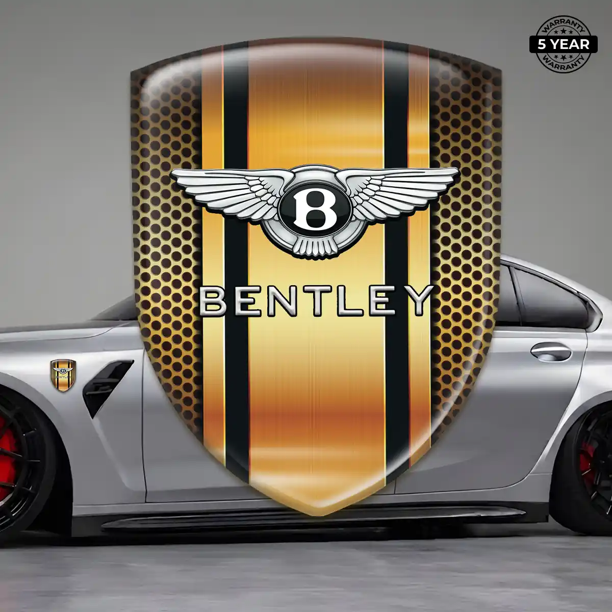 Bentley Polyurethane Domed Sticker Superior Craft