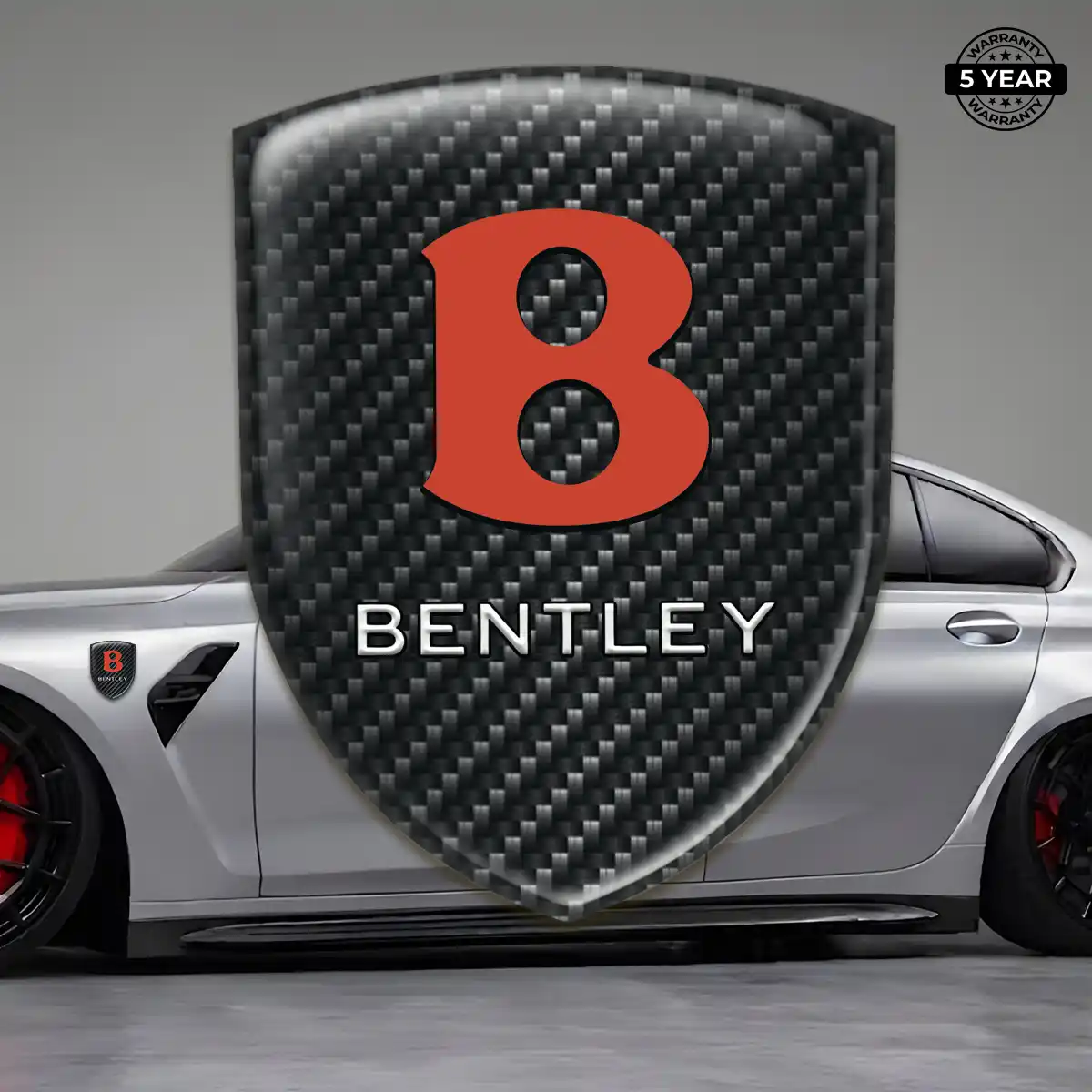 Bentley Resin Badge Sticker Cabin Style