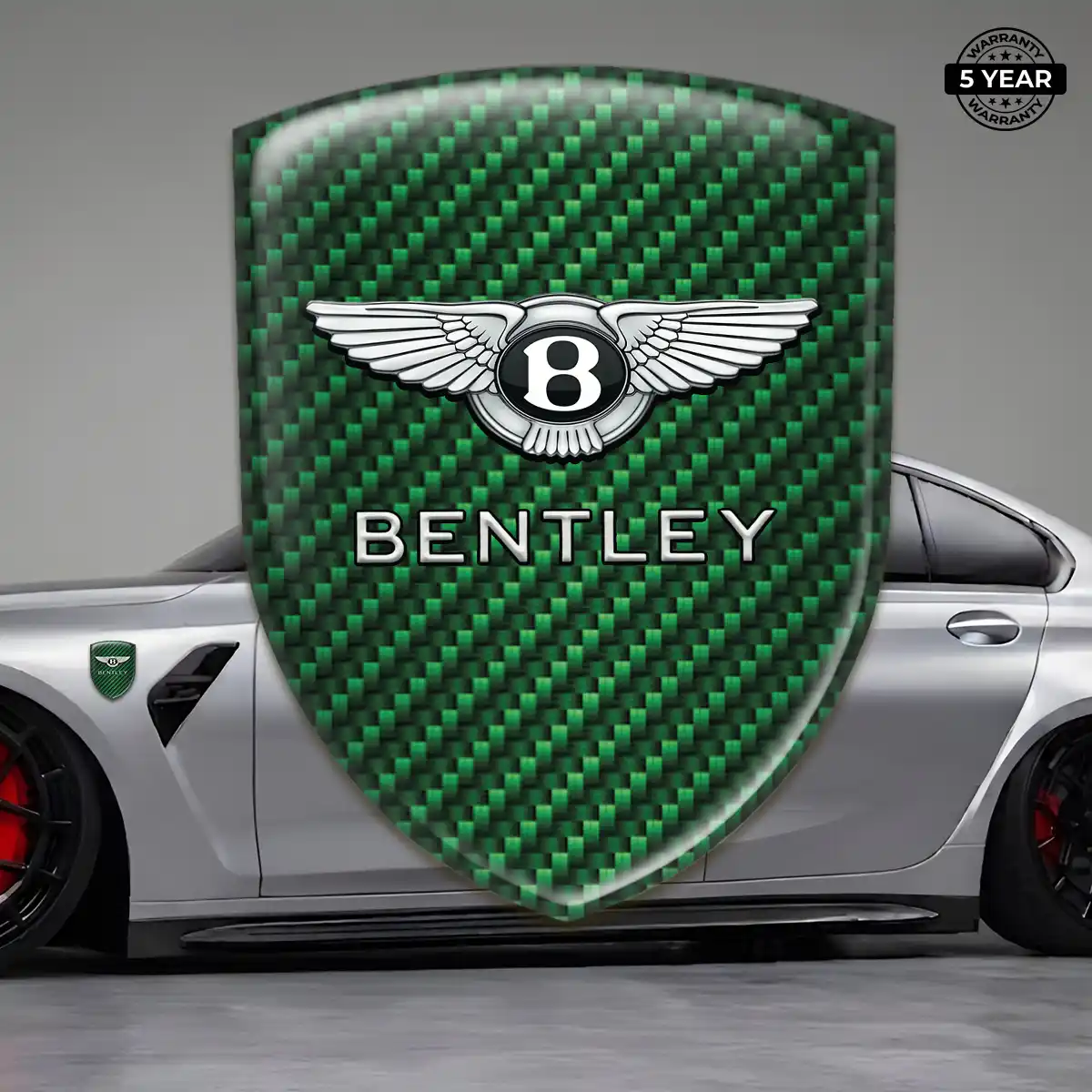 Bentley Resin Badge Sticker Interior Elegance