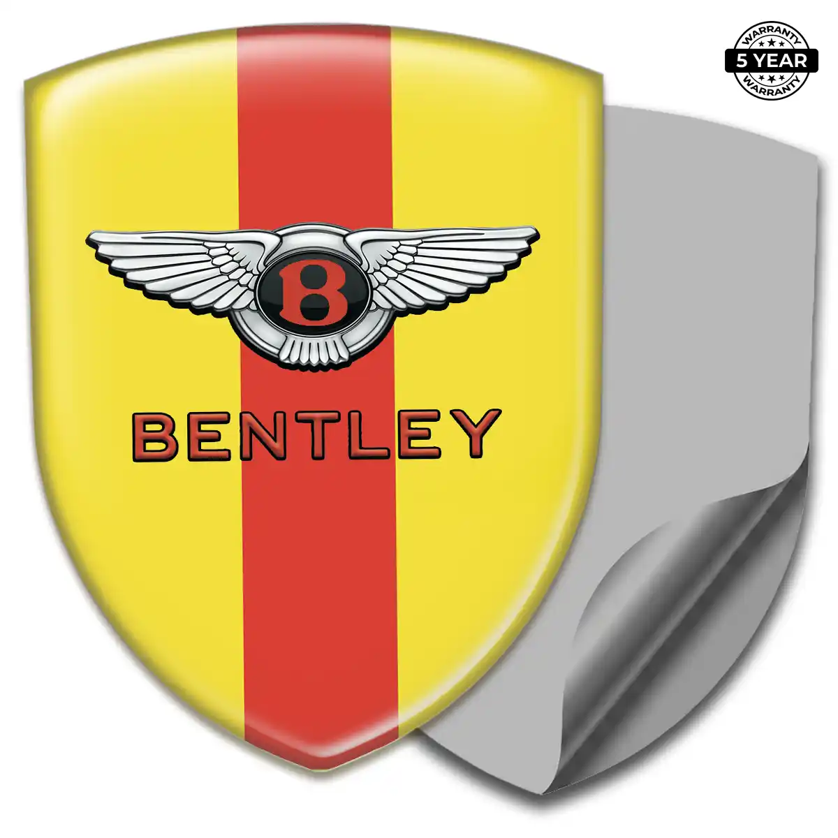 Bentley Resin Badge Sticker Sleek Style