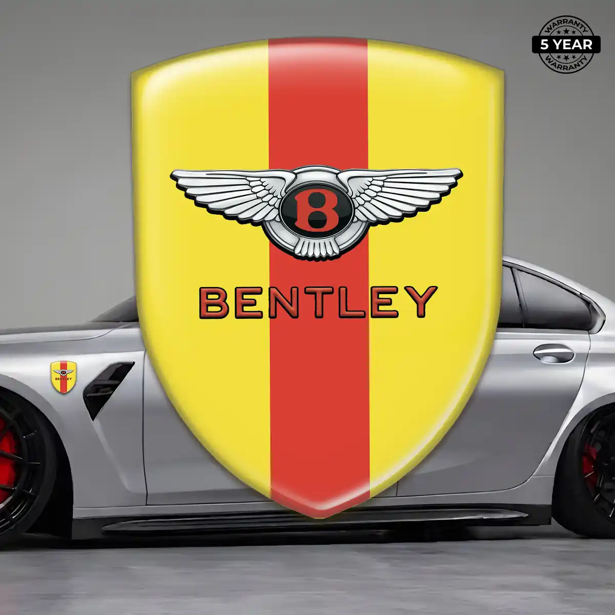 Bentley Resin Badge Sticker Sleek Style