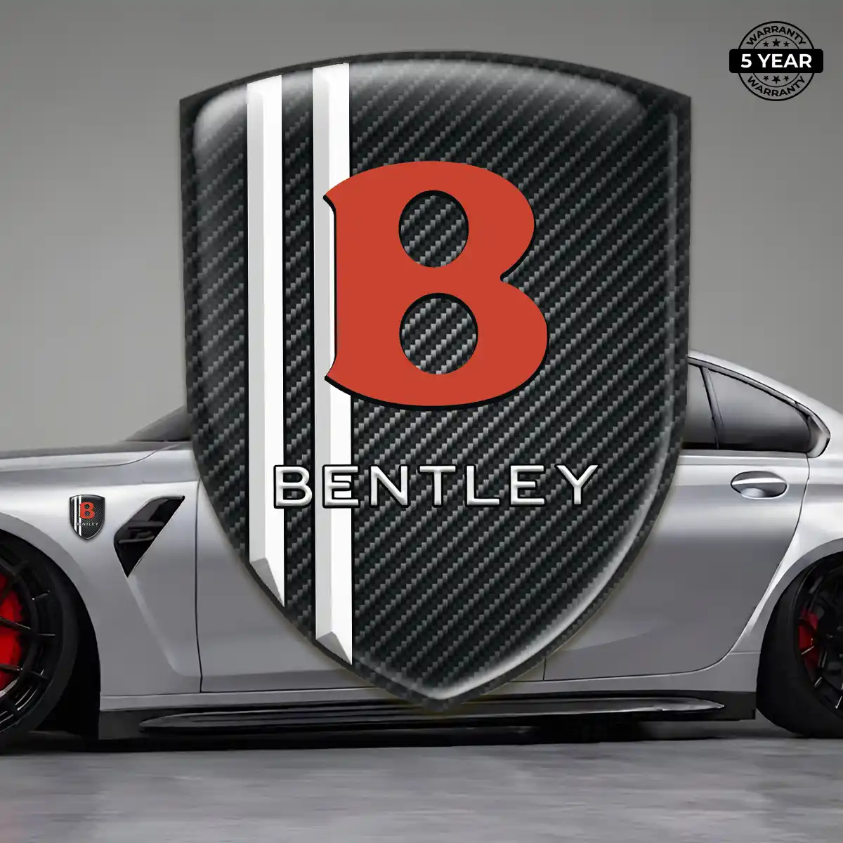 Bentley Resin Domed Sticker Auto Tuning