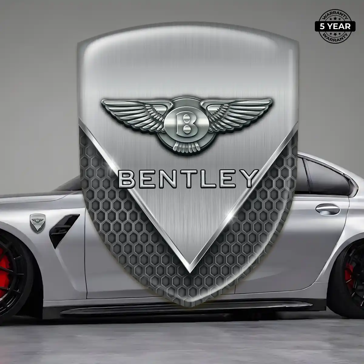 Bentley Resin Domed Sticker Elite Finish