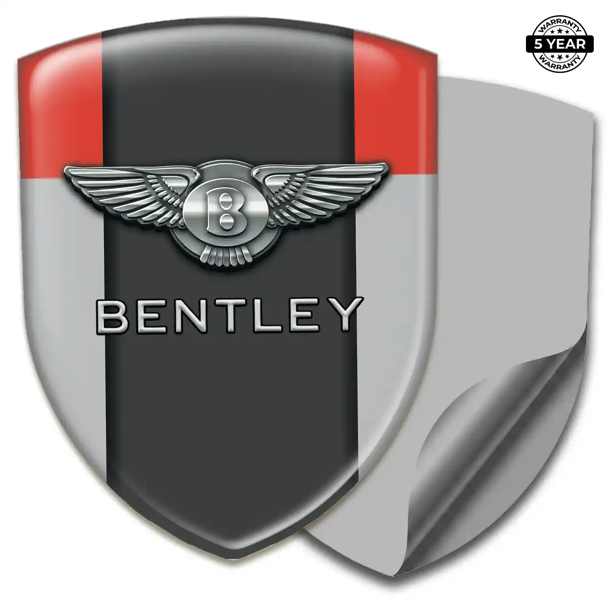 Bentley Resin Domed Sticker Outer Style
