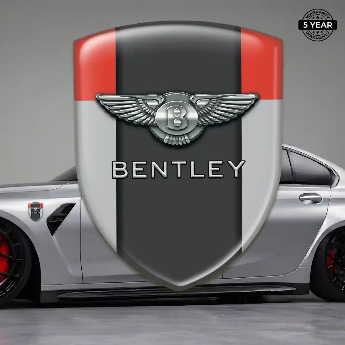 Bentley Resin Domed Sticker Outer Style