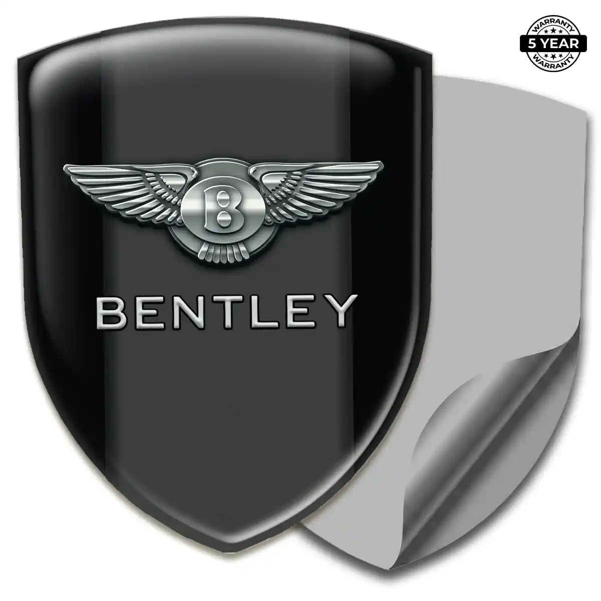 Bentley Resin Domed Sticker Refined Design