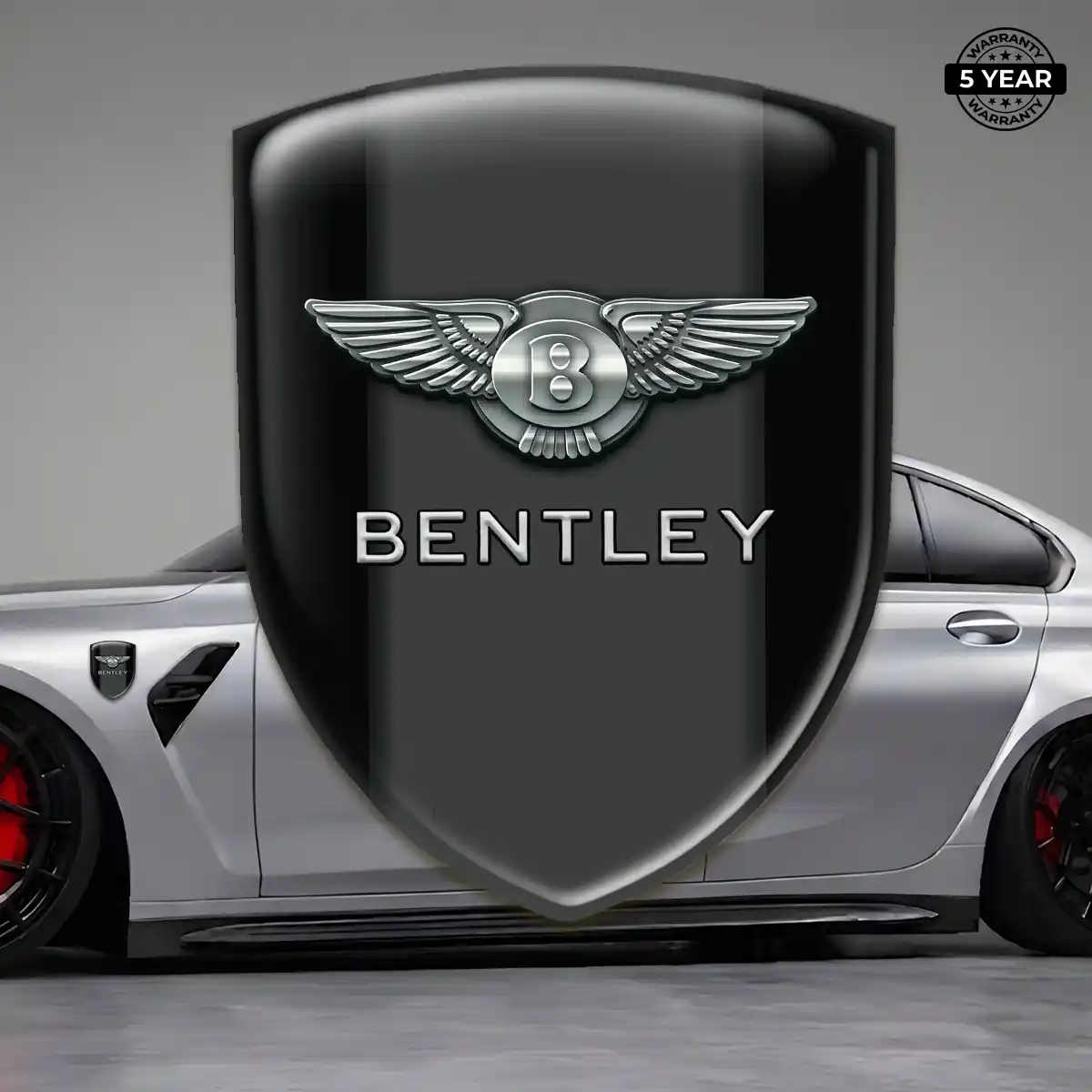 Bentley Resin Domed Sticker Refined Design