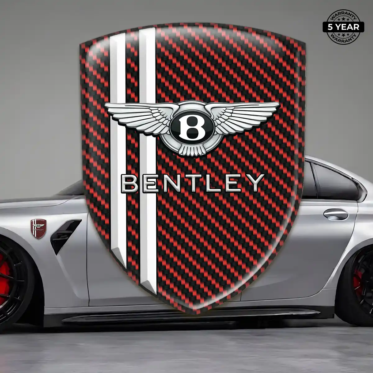 Bentley Resin Emblem Sticker Cabin Style