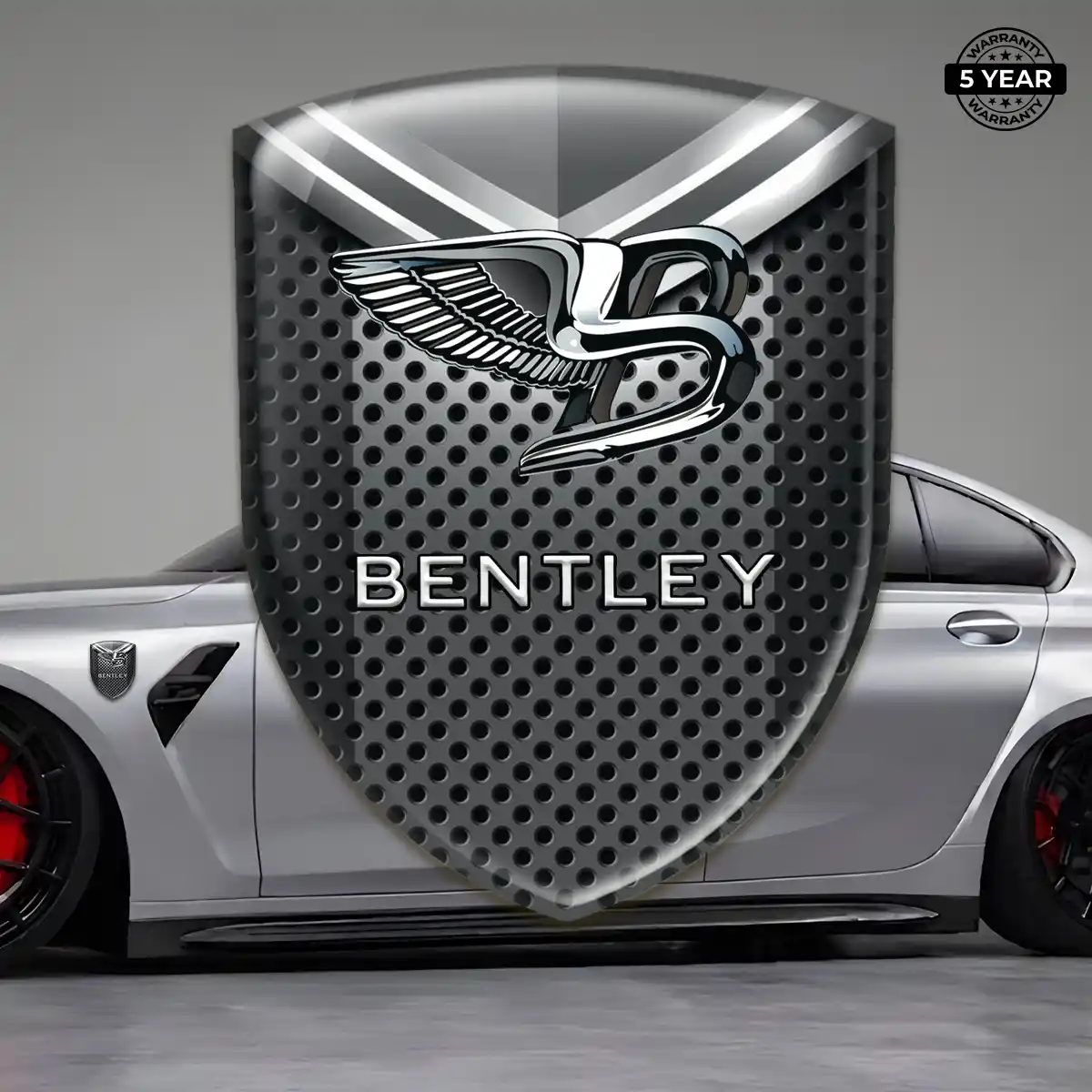 Bentley Resin Emblem Sticker Interior Elegance