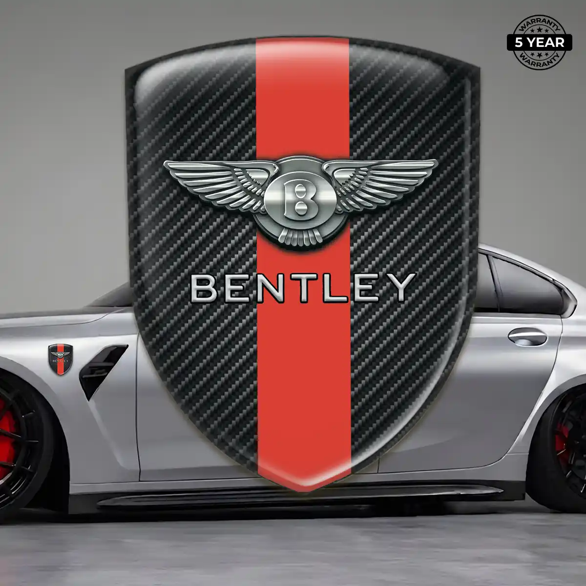 Bentley Resin Emblem Sticker Performance Style