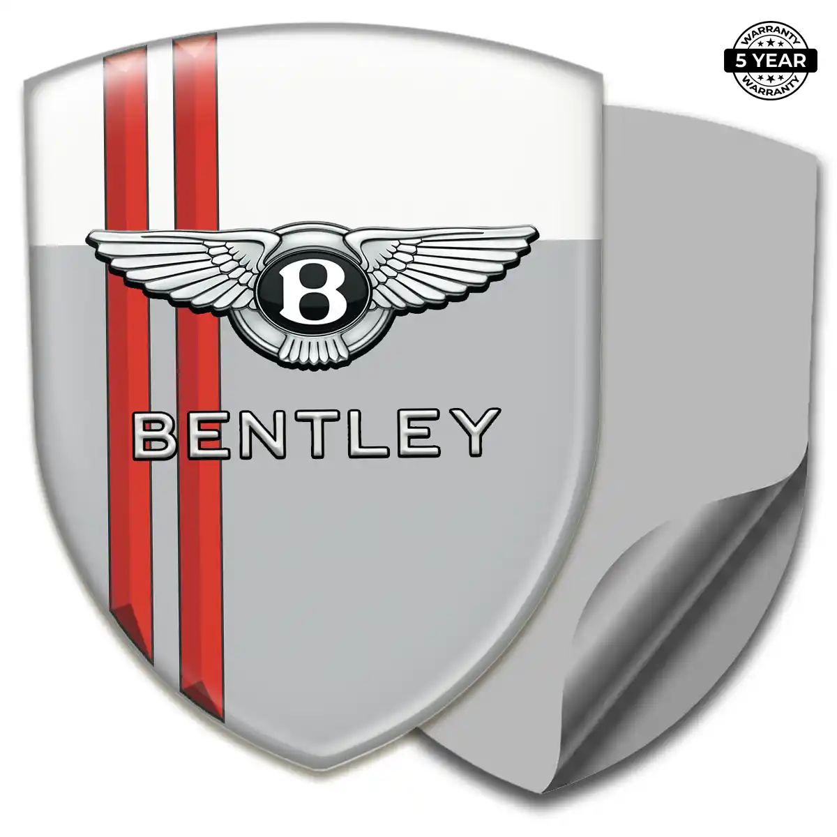Bentley Resin Emblem Sticker Refined Design