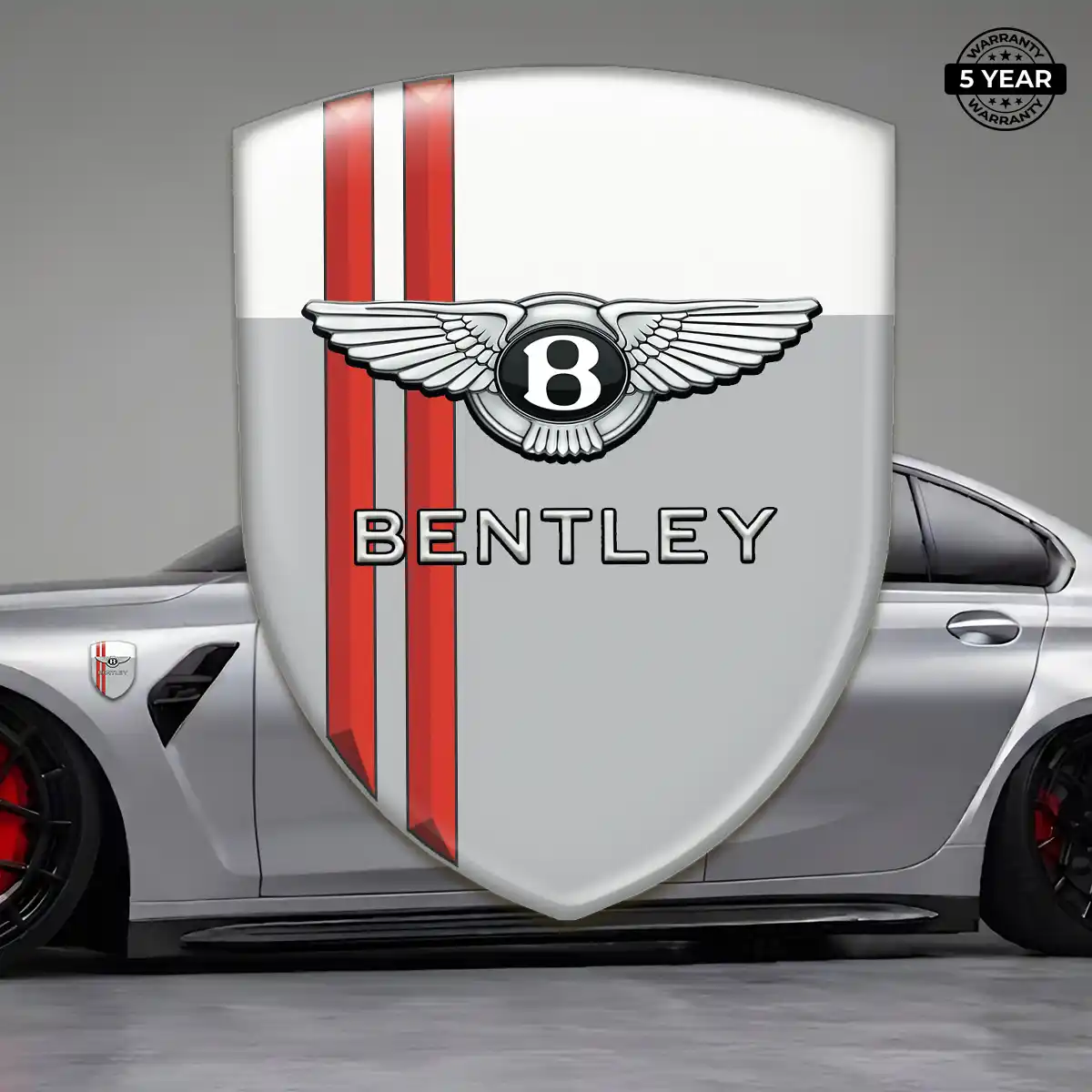 Bentley Resin Emblem Sticker Refined Design