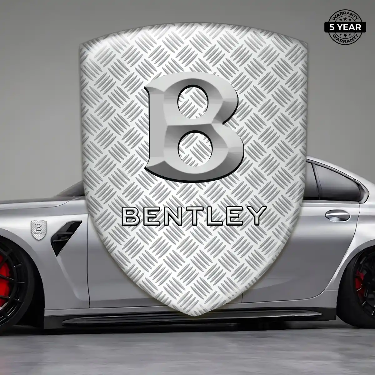 Bentley Resin Emblem Sticker Sleek Style