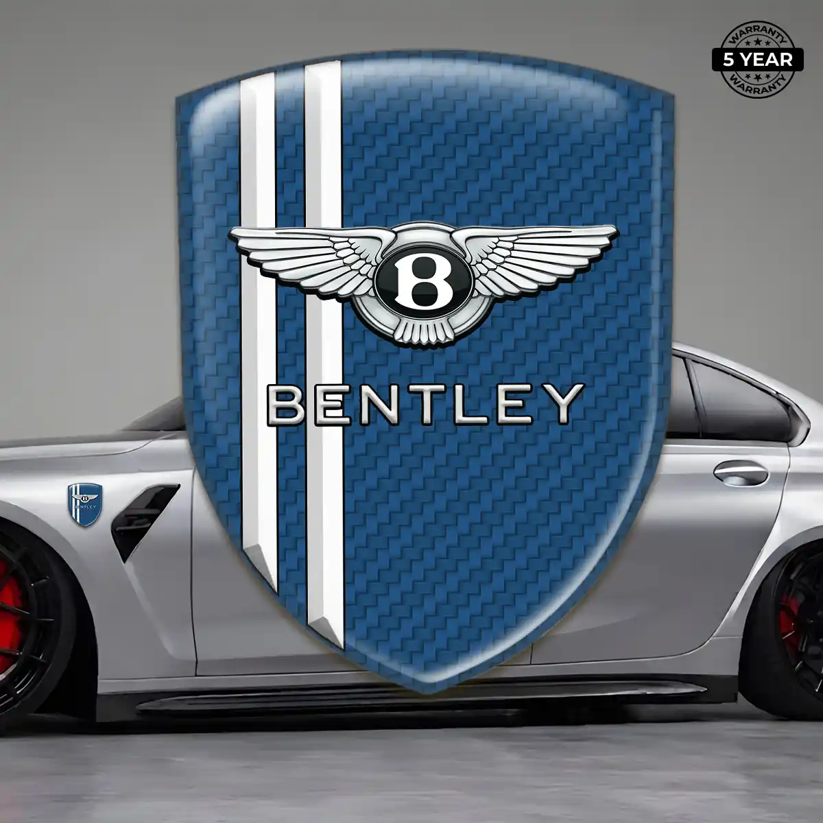 Bentley Resin Emblem Sticker Superior Craft
