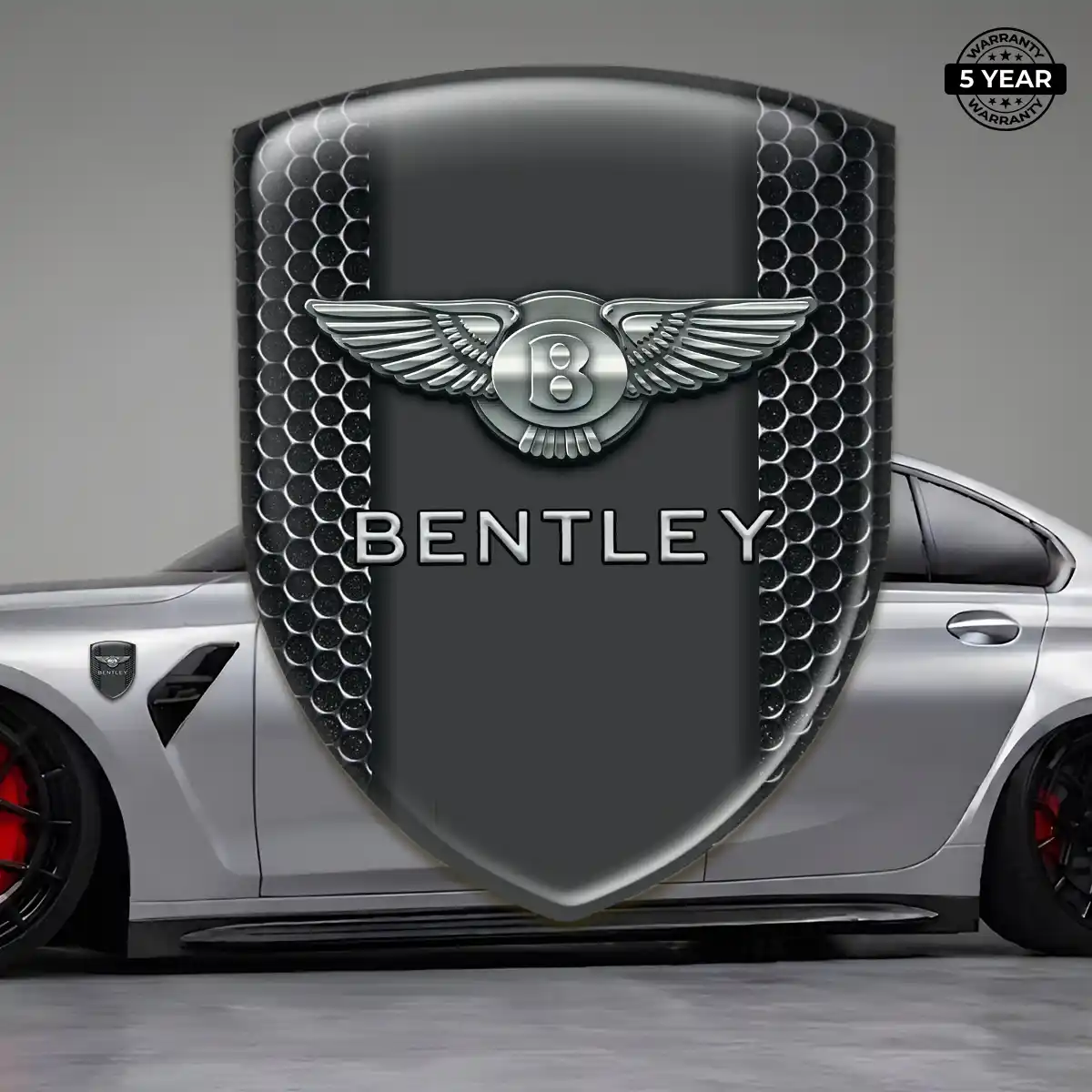 Bentley Self Adhesive Emblem Sticker Premium Dome
