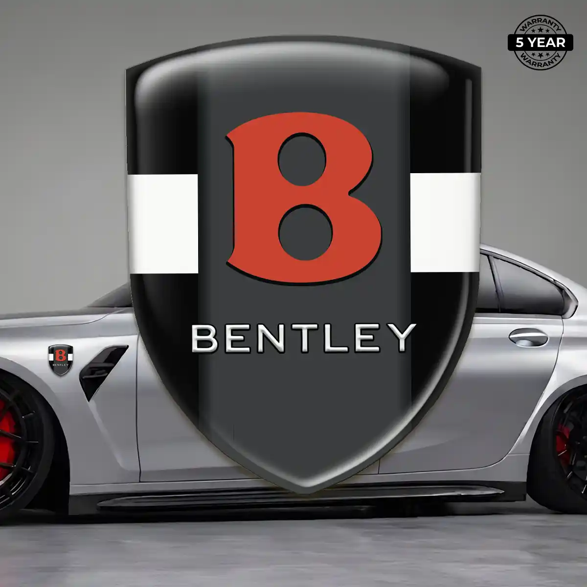 Bentley Self Adhesive Emblem Sticker Resin Luxe