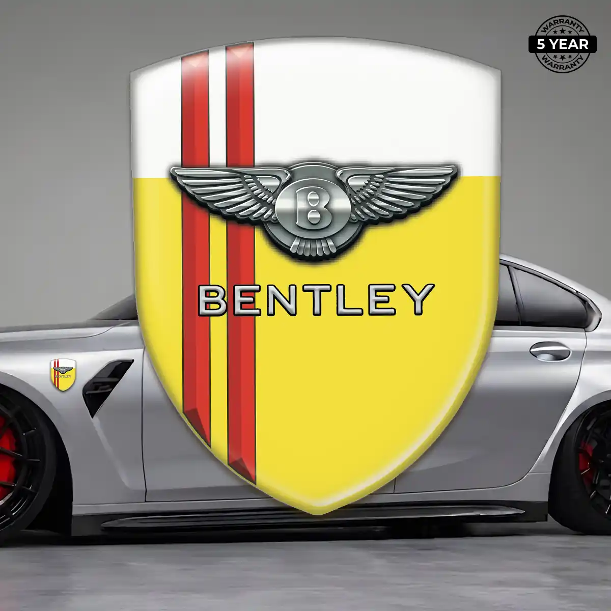 Bentley Self Adhesive Emblem Sticker Sleek Style