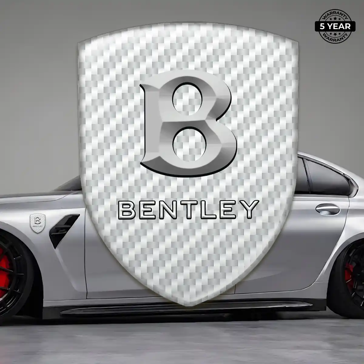Bentley Silicone Badge Auto Tuning