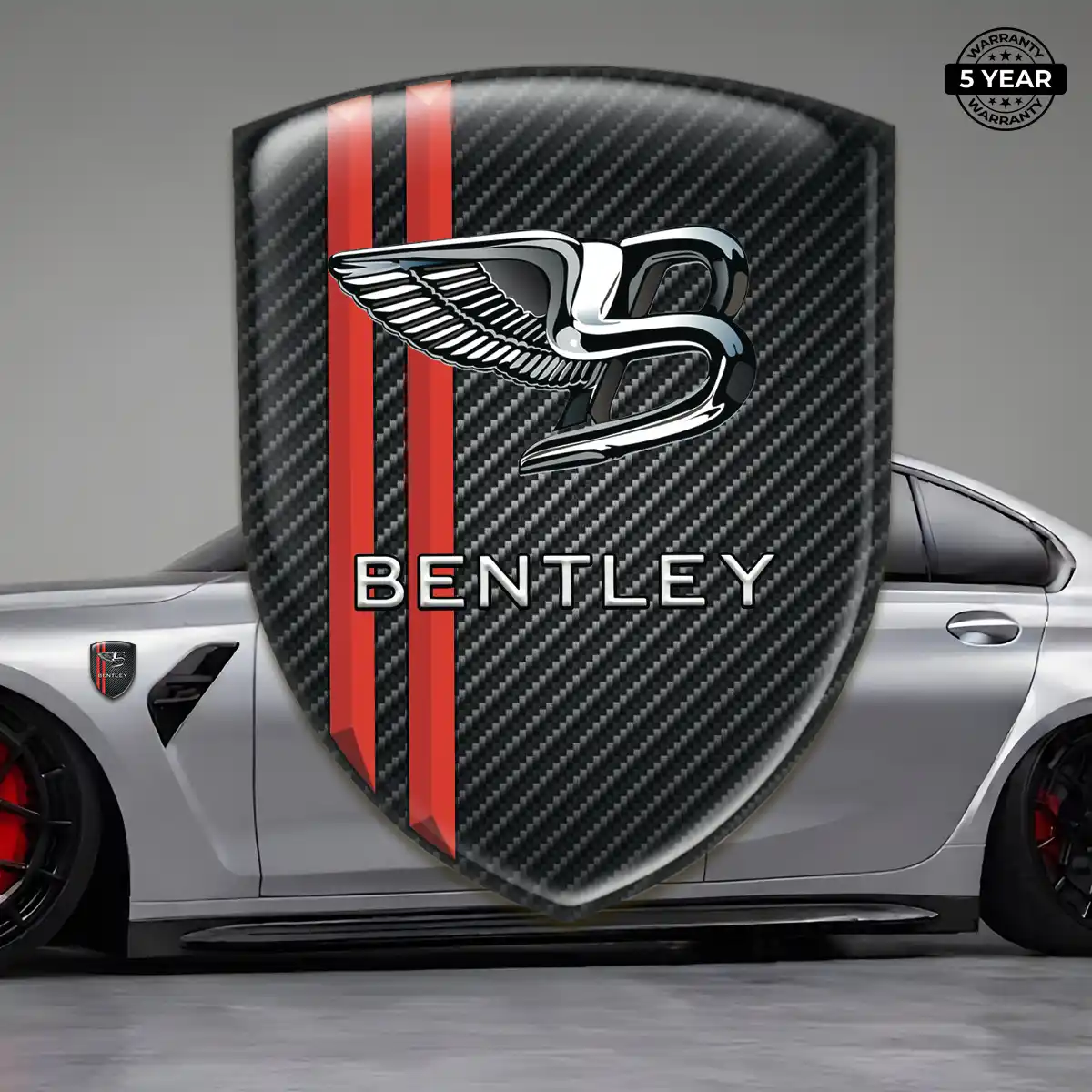 Bentley Silicone Badge Elite Finish
