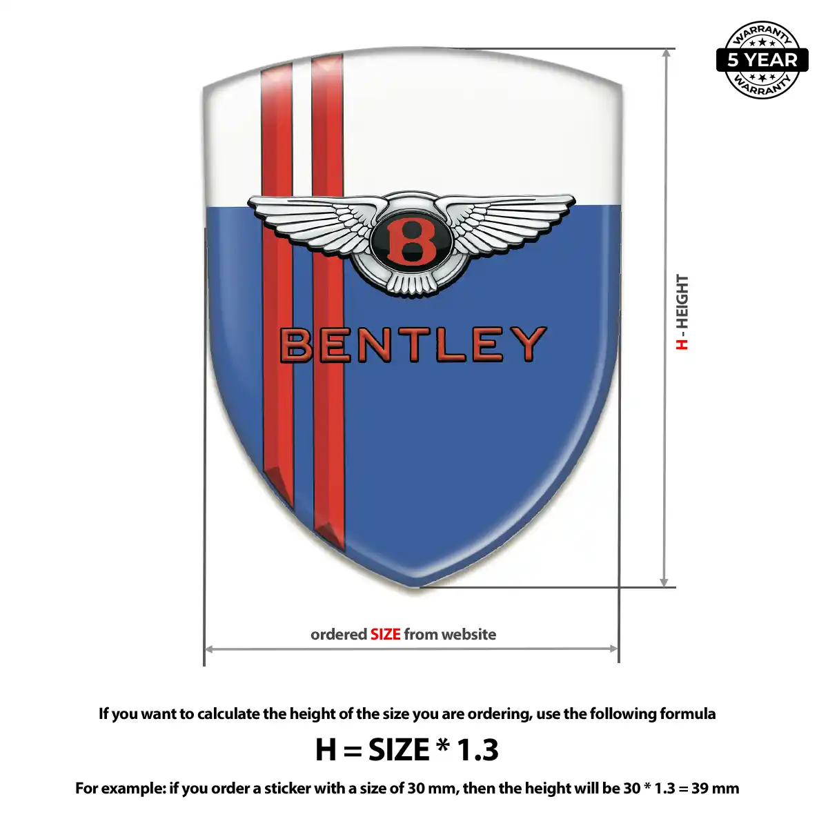 Bentley Silicone Badge Exclusive Series
