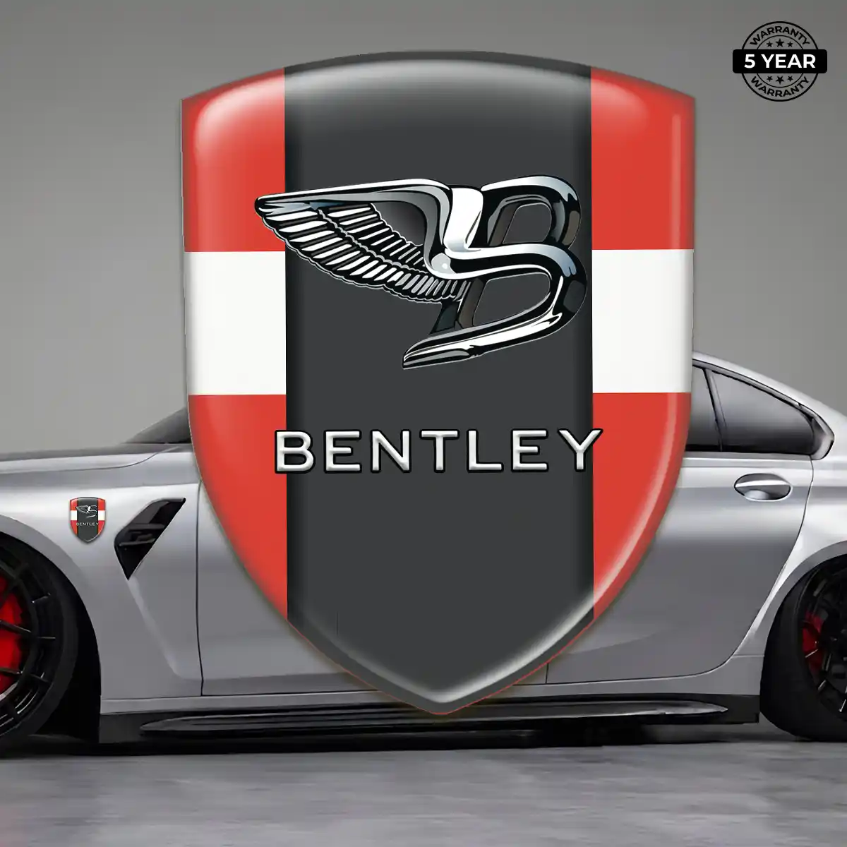 Bentley Silicone Badge Premium Dome