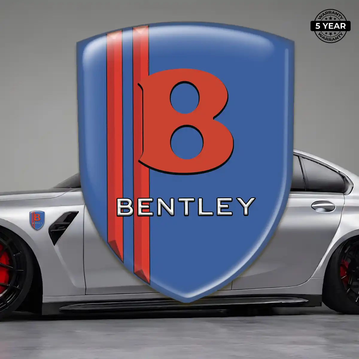 Bentley Silicone Badge Sleek Style