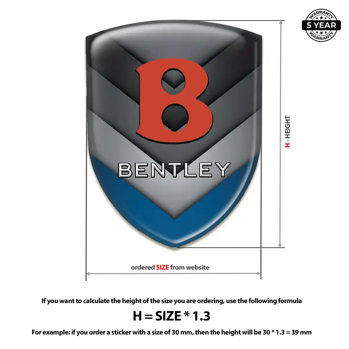 Bentley Silicone Emblem Deluxe Edition