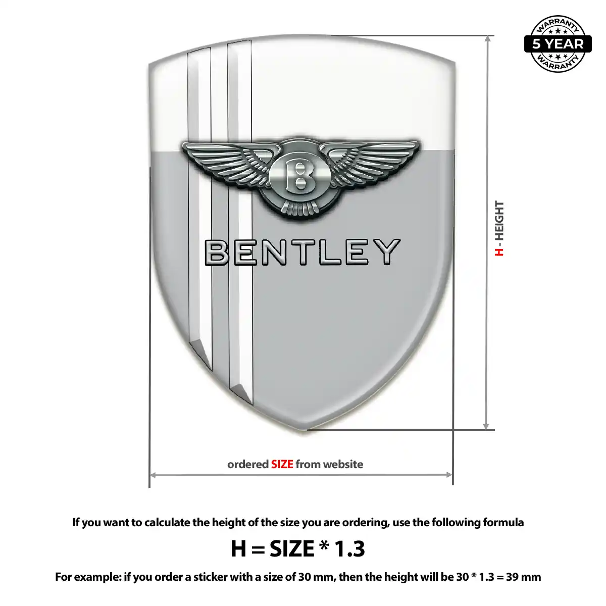 Bentley Silicone Emblem Elite Edition