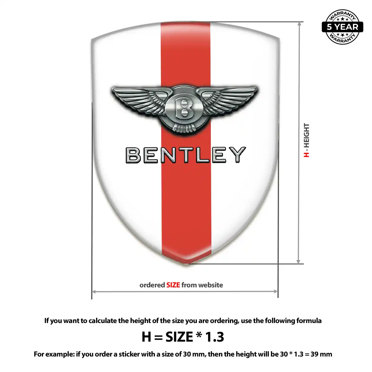 Bentley Silicone Emblem Interior Luxe