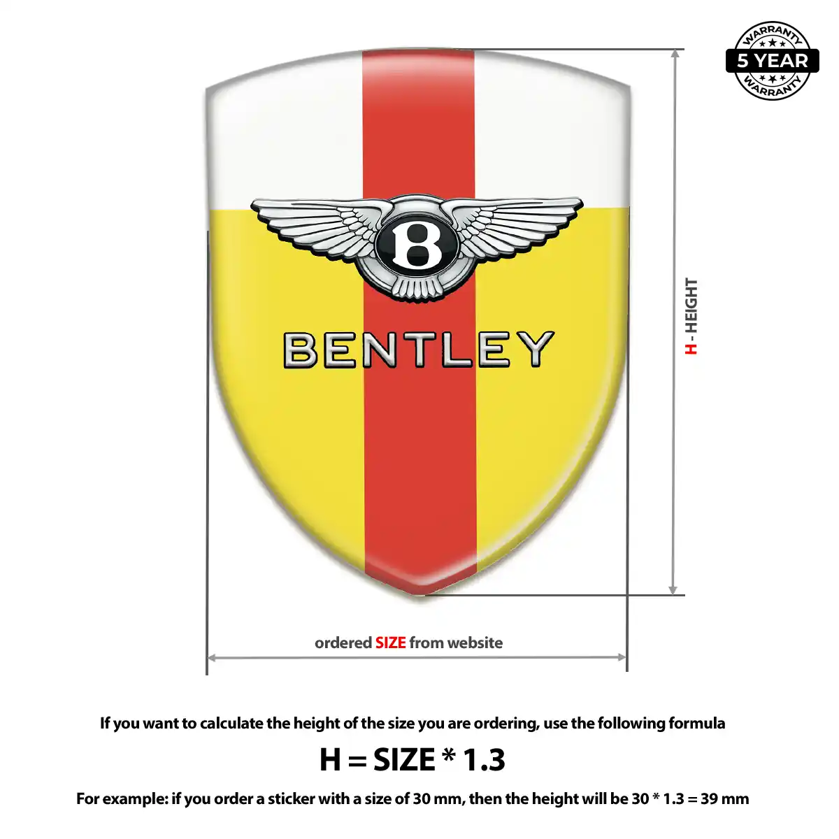 Bentley Silicone Emblem Noble Edition