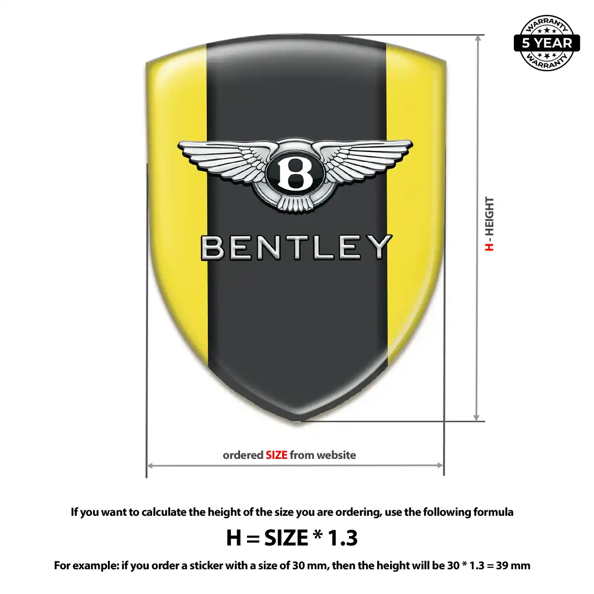 Bentley Silicone Emblem Prestige Line
