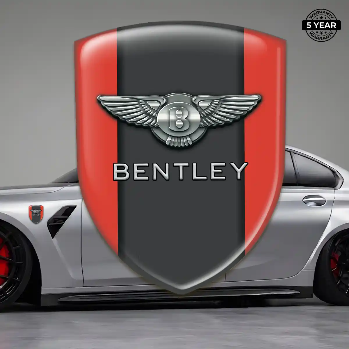 Bentley Silicone Emblem Refined Design