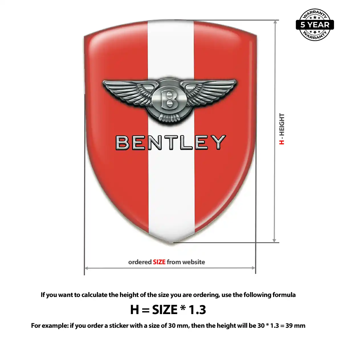Bentley Silicone Emblem Resin Elite
