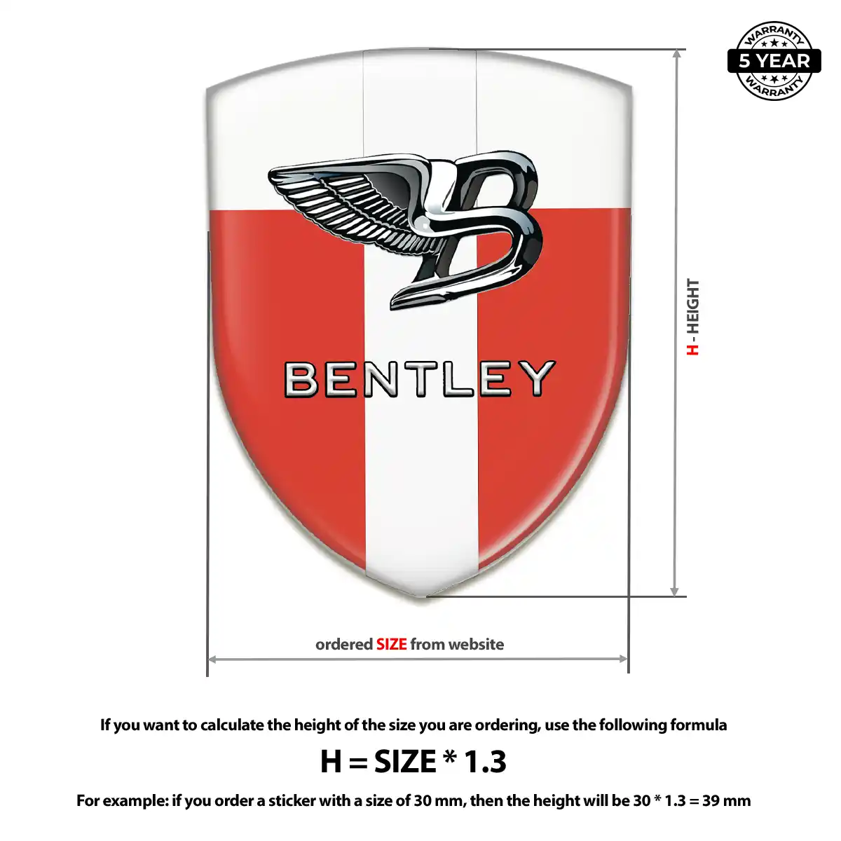 Bentley Silicone Emblem Sport Tuning
