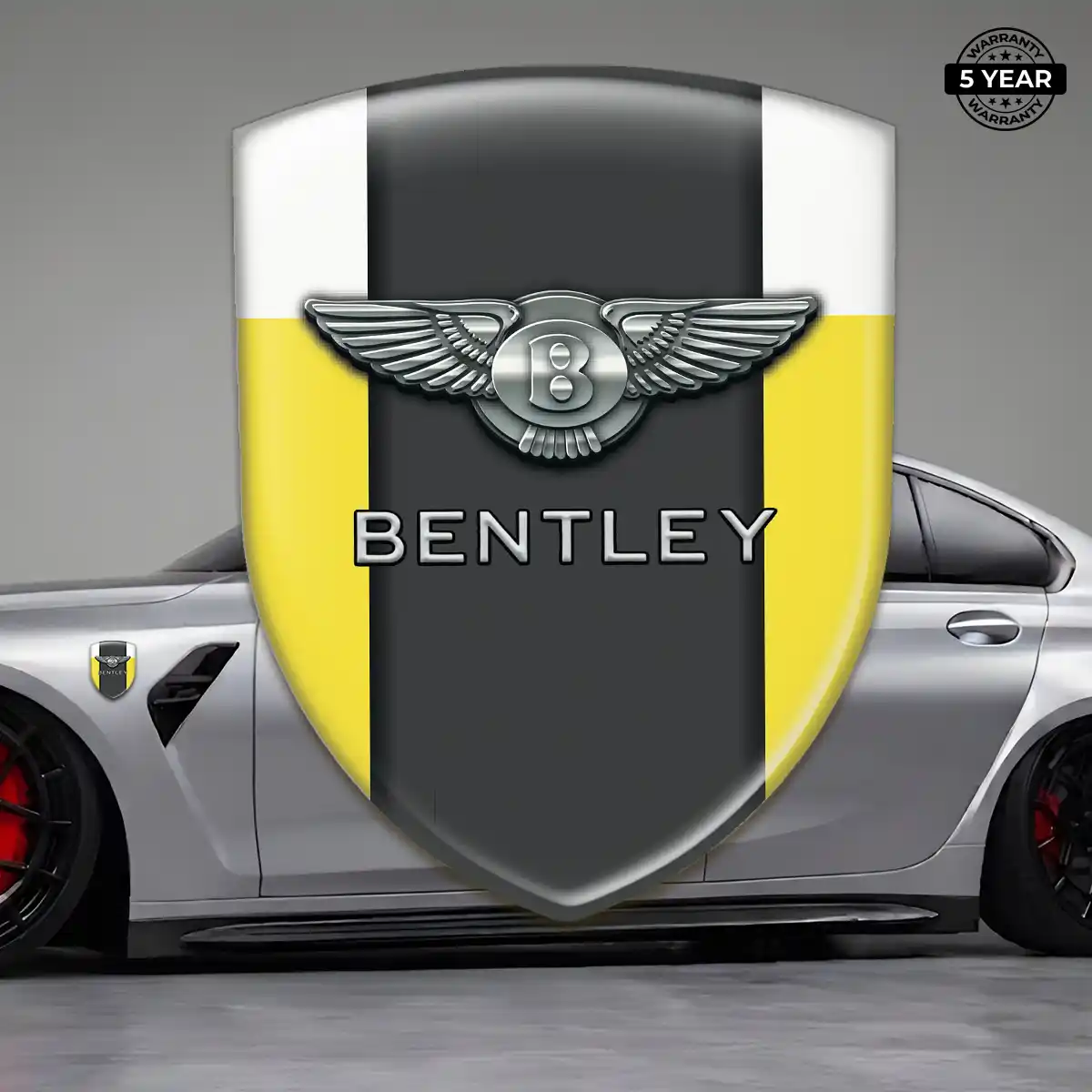 Bentley Silicone Sticker Sleek Style