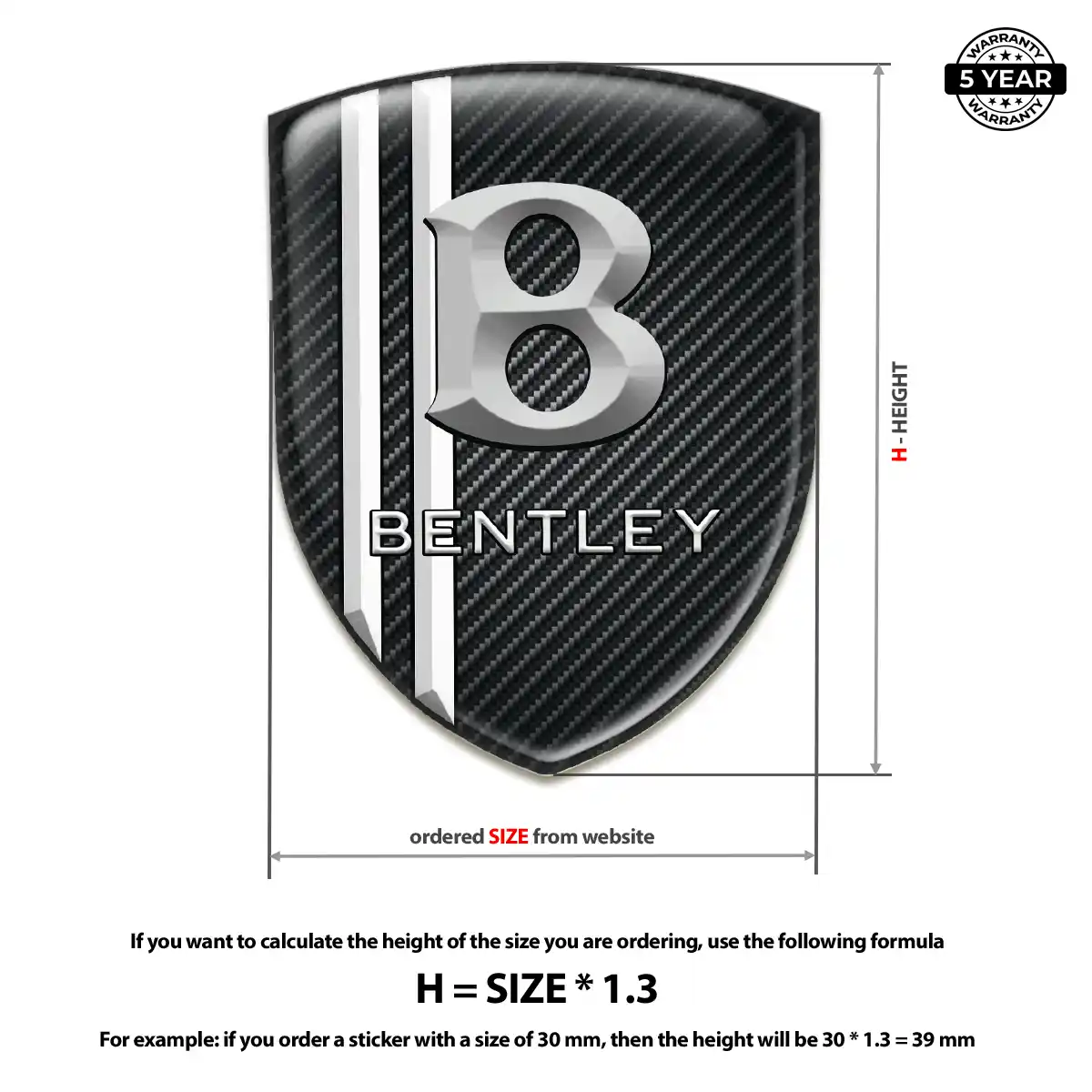 Bentley Sticker Exterior Luxe