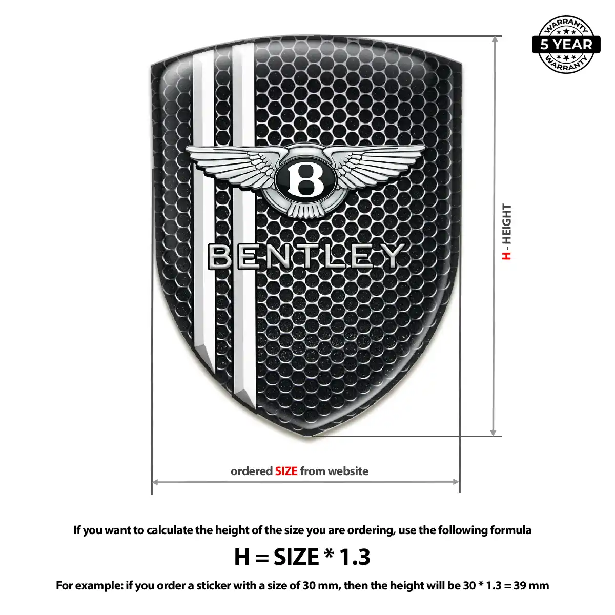 Bentley Sticker Sport Tuning