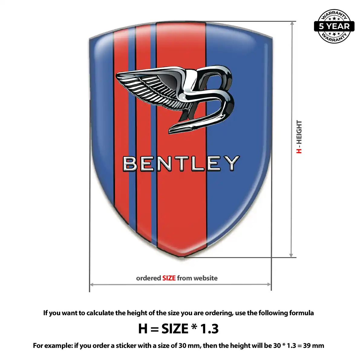 Bentley Sticker Street Tuning