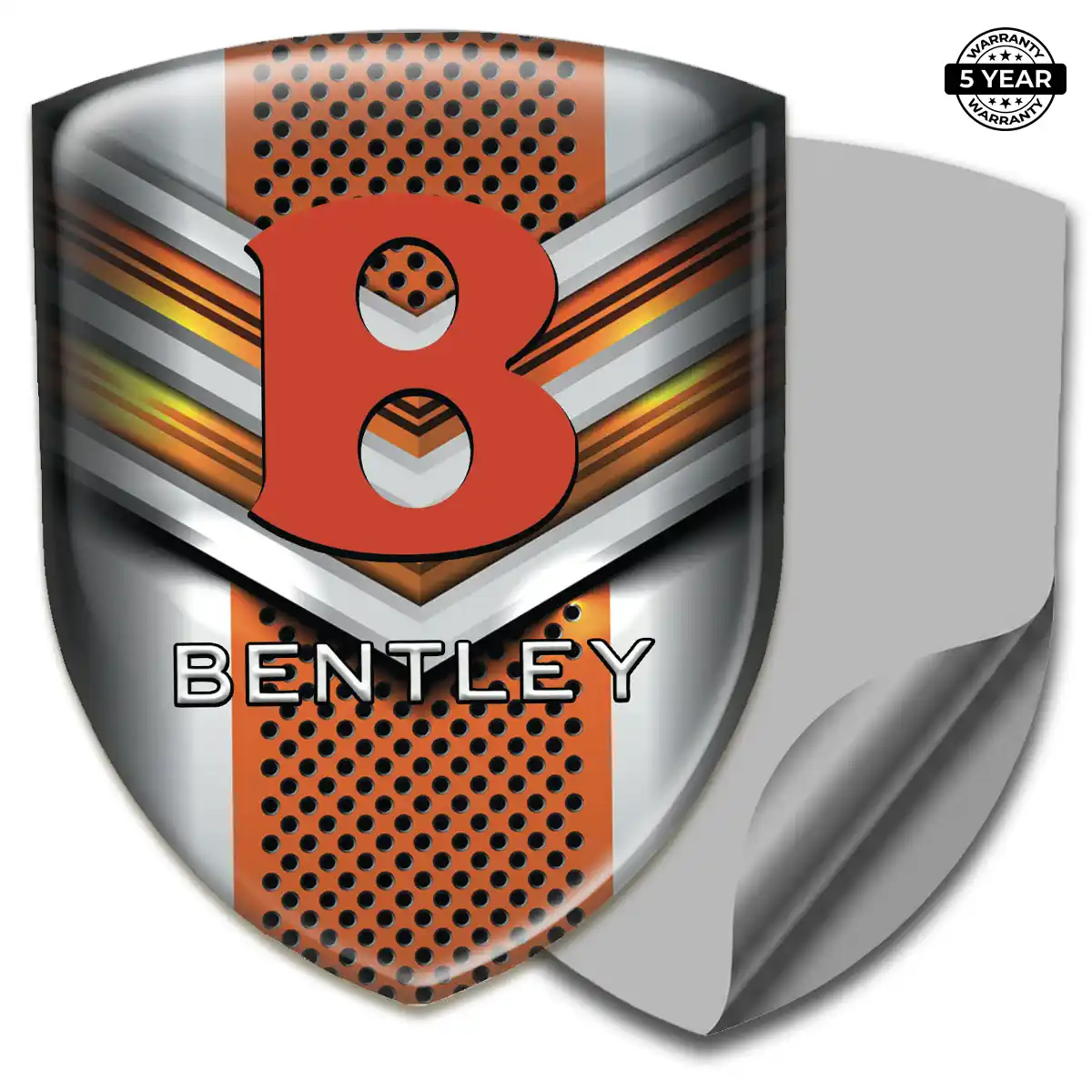 Bentley Vehicle Logo Sticker Interior Elegance