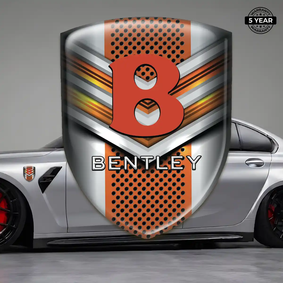 Bentley Vehicle Logo Sticker Interior Elegance