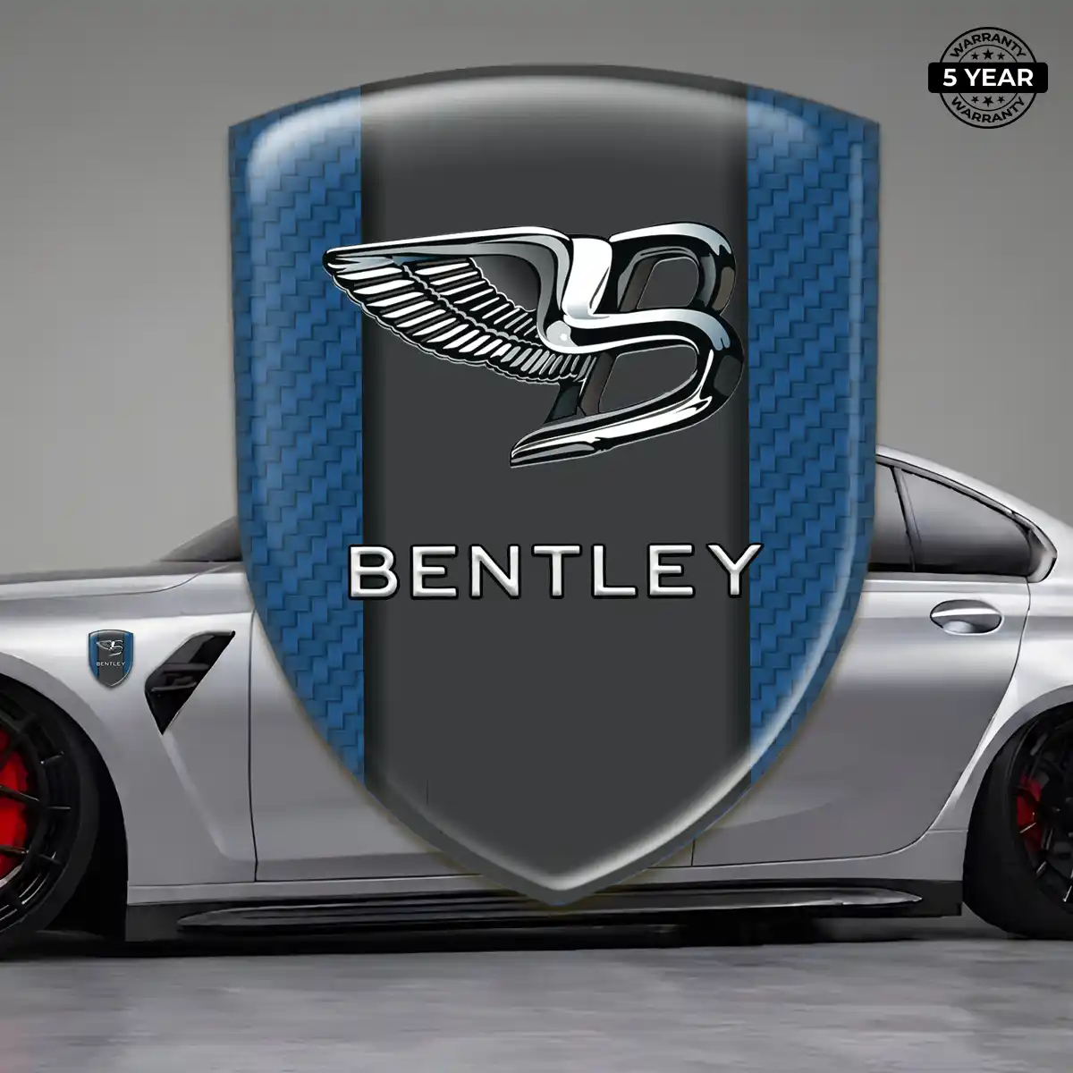 Bentley Vehicle Logo Sticker Interior Luxe