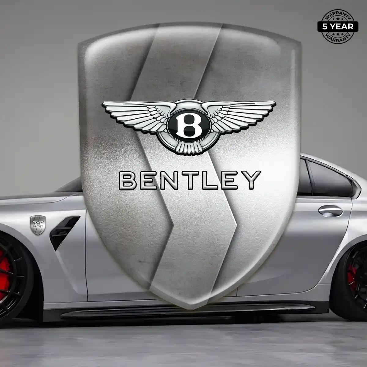 Bentley Vehicle Logo Sticker Resin Luxe