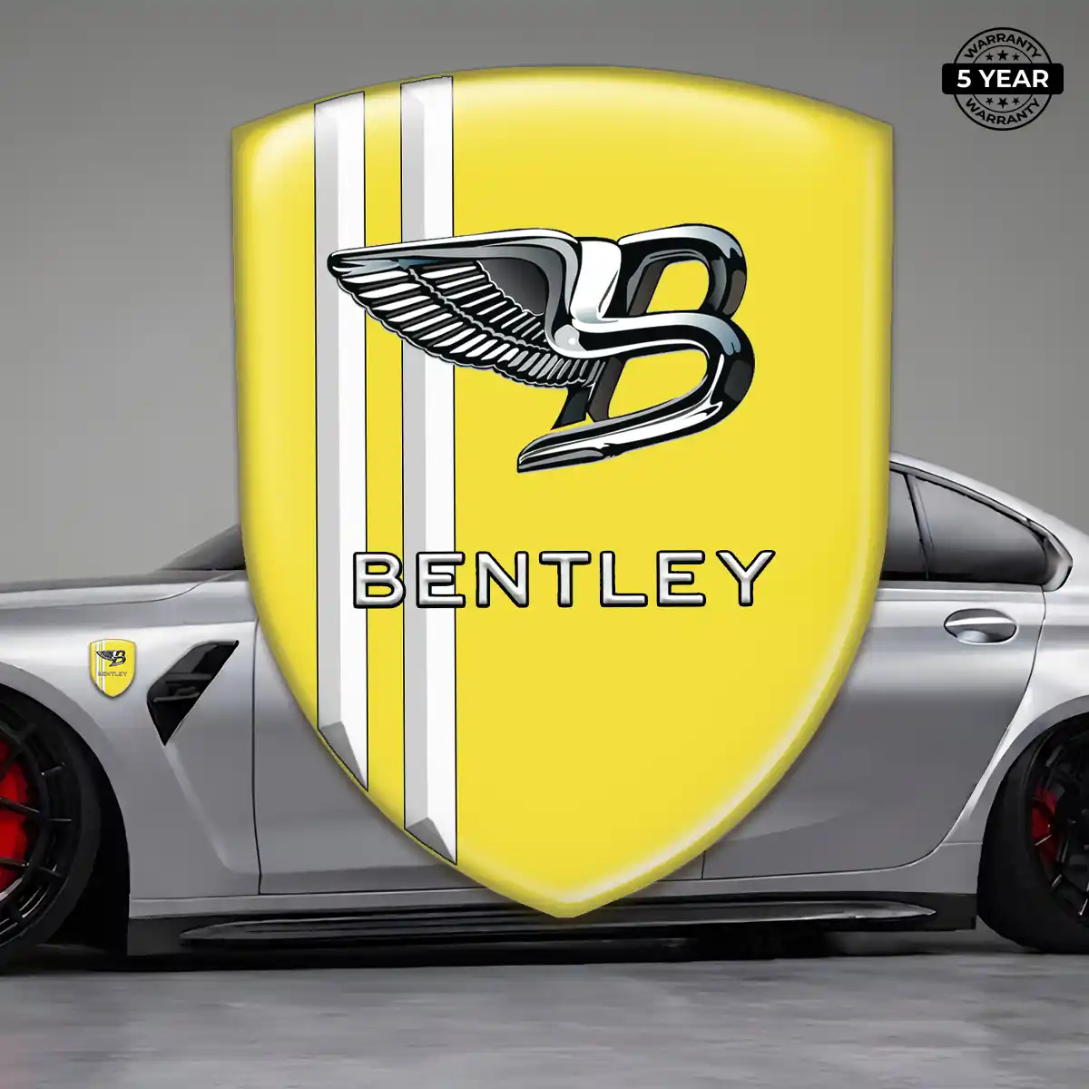 Bentley Vehicle Logo Sticker Sleek Style