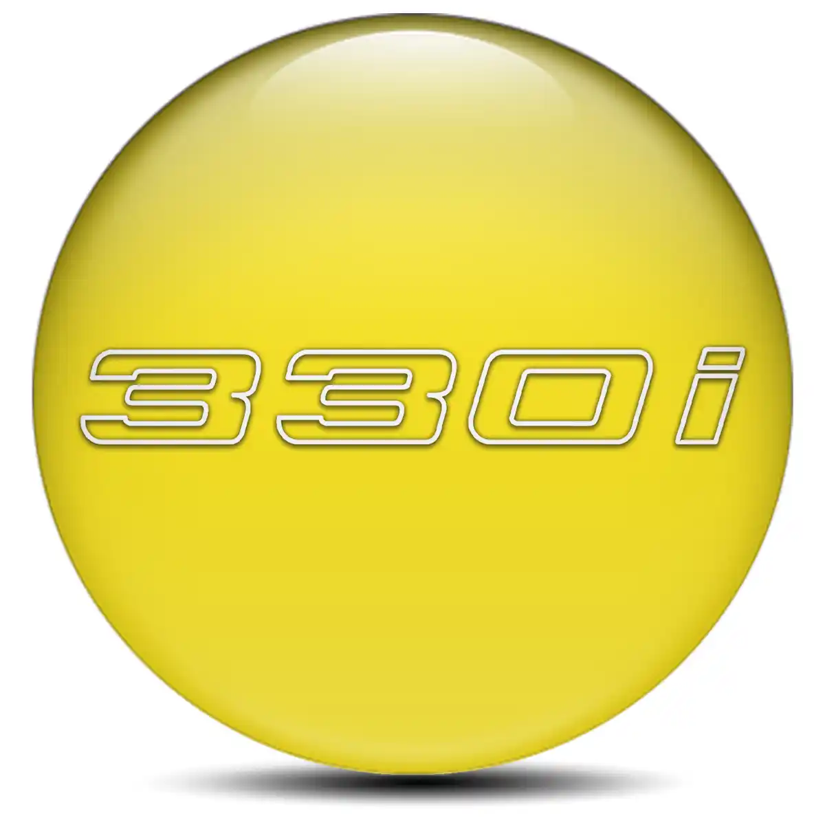BMW 330i Logo Sticker Stylish Design