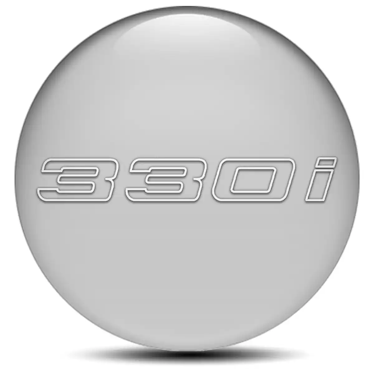 BMW 330i Silicone Emblem Stylish Design