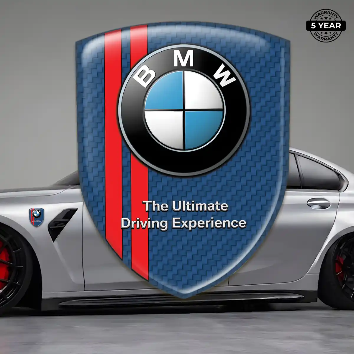 BMW 3D Domed Sticker Elite Finish